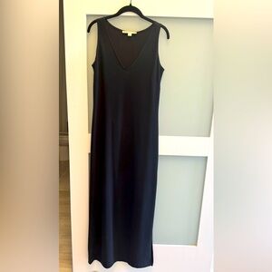 Boston Proper Black Maxi Dress with Slit size Small